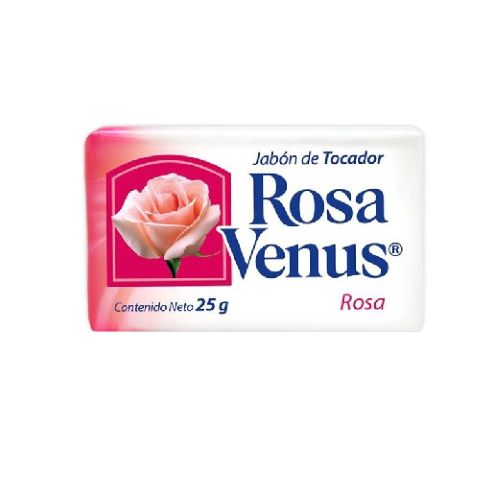 Jabón de tocador Rosa Venus rosa de 25 gr con...