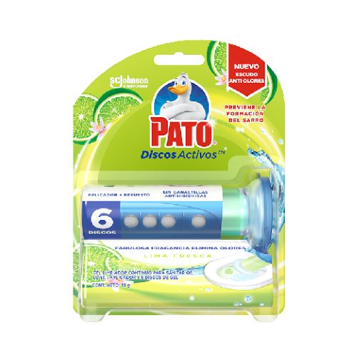 Pato discos activos Lima Fresca de 38 gr c/ap...