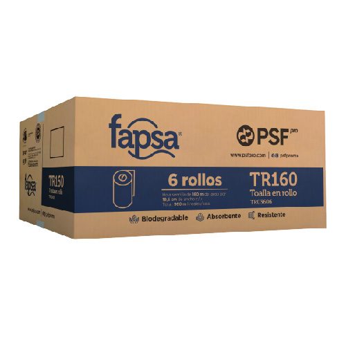 Toalla en rollo Fapsa TR03606 – 6 rollo...