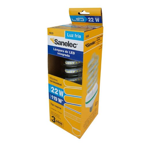 Foco espiral led de 22W de Santul (1633)