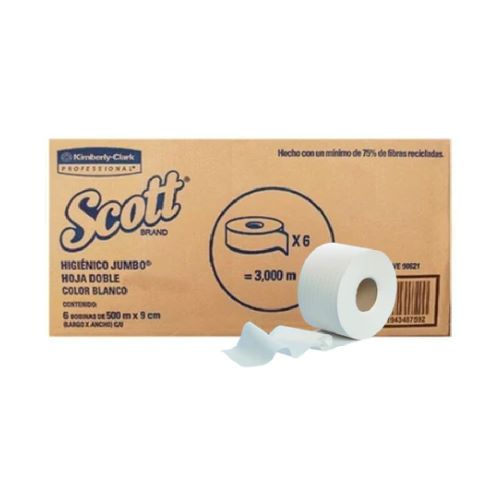 Papel higiénico Jumbo Jr. Scott (90621) 6 rol...