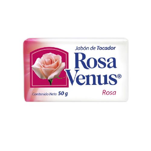 Jabón de tocador Rosa Venus rosa de 50 gr con...