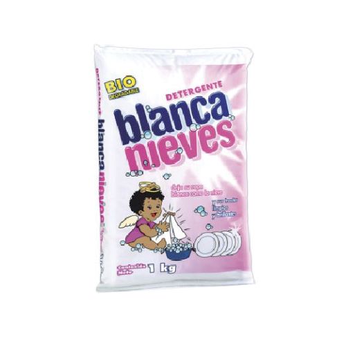 Detergente en polvo Blanca Nieves de 1 kg La...