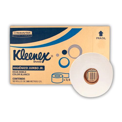 Papel higiénico Kleenex Jumbo Jr. de 300 metr...