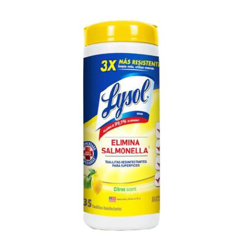 Lysol toallitas desinfectantes superficies Ci...