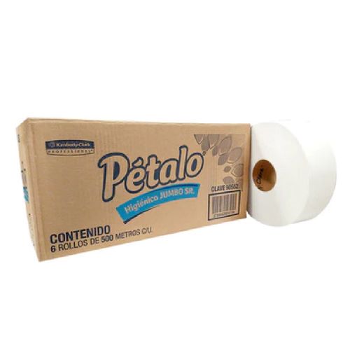 Papel higiénico Pétalo Jumbo Sr (90552) 6 rol...