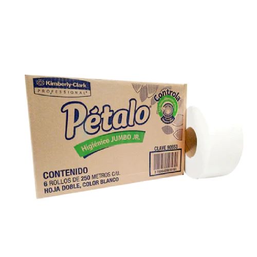Papel higiénico Pétalo Jumbo Jr. (90553) 6 ro...