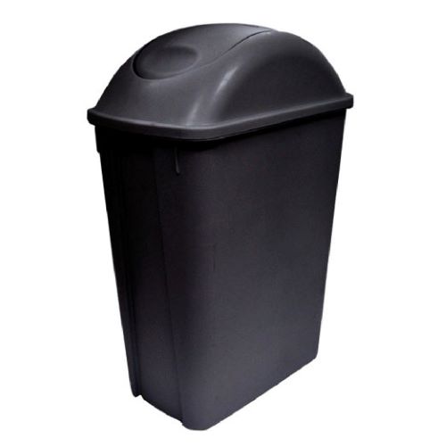 Bote para basura con balancín lateral de 42 l...