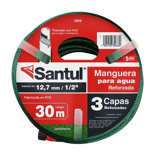 Manguera reforzada con conexión de 30 m de Sa...