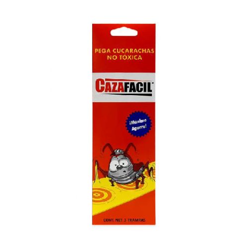 Trampa pega cucarachas Cazafacil de 3 piezas